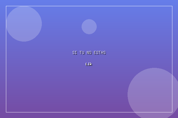 Si tu no estas